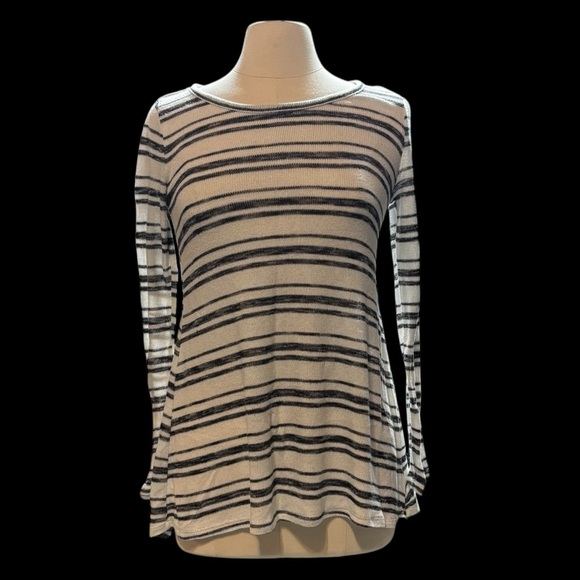 Pink Republic | Striped Long Sleeve Tunic Top | Small - Picture 1 of 8